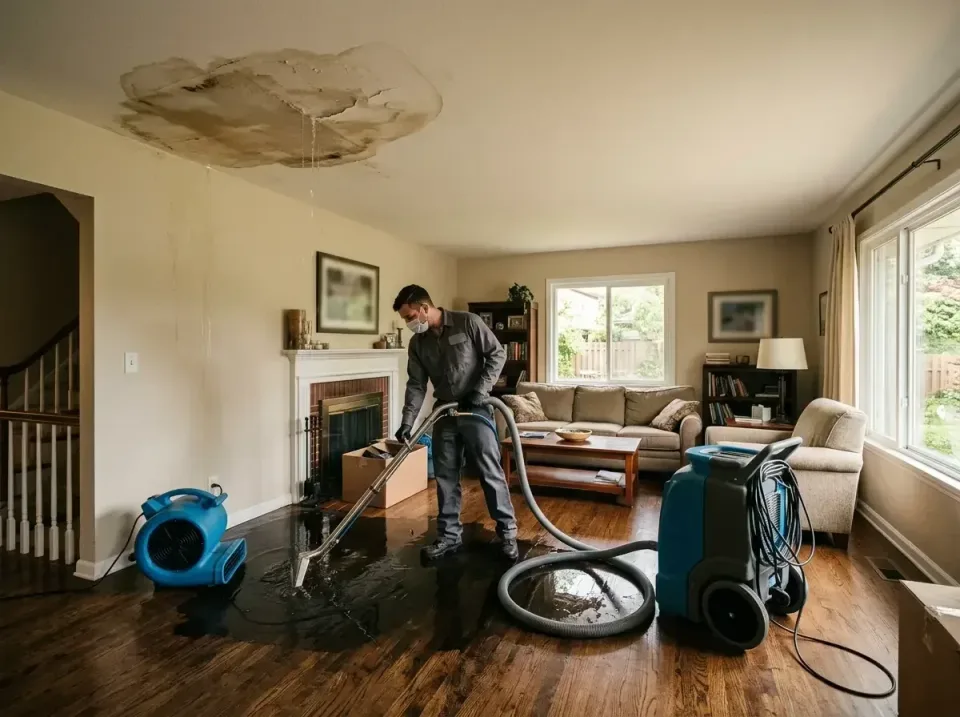 attic-pipe-burst-ceiling-drip-008 — frequently asked questions, Water Damage Restoration & Carpet Care in Camden, NJ